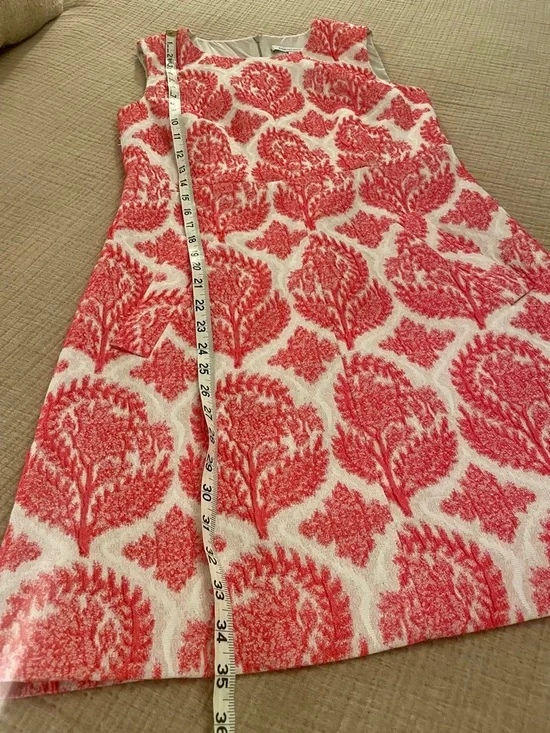 Diane von Furstenberg Pink & Coral Textured Dress - Picture 8 of 10